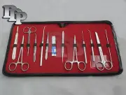 22 PCS BIOLOGY LAB ANATOMY MEDICAL STUDENT DISSECTING KIT + SCALPEL BLADES #20