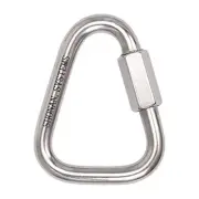 1 PC Delta Quick Link Large Stainless Steel 4.1 in Heavy Duty Triangle Chain Lin