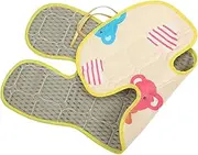 FOYTOKI Stroller Mat Washable Ice Silk Latex Cushion for Gentle Skin Friendly Cooling Seat Mat for Strollers Random Color