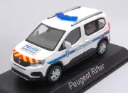 Model Car Scale 1:43 Norev Peugeot Rifter 2019 Police diecast vehicles
