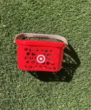 Target Bullseye Mini Shopping Basket Play Toy Red BRAND NEW