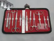 23 PCS BIOLOGY LAB ANATOMY MEDICAL STUDENT DISSECTING KIT + SCALPEL BLADES #11
