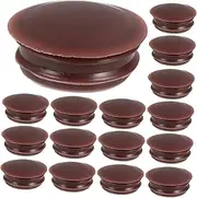 [SEWOART] 100pcs Furniture Hole Plug Rubber Hole Vibrating Button Plug Hole Caps Plastic Hole Plugs Decorative Buttons Bumper Plugs Cabinet Hole Plugs Plug for Furniture Holes Button Plugs
