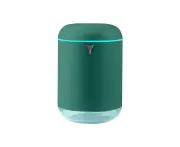 Portable Mini Humidifier with Colorful LED Night Light, USB Desktop Humidifier for Car Office Travel - Big Y green