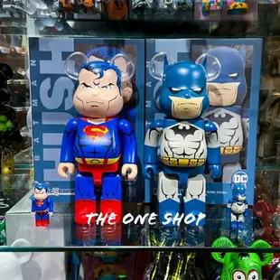 TheOneShop BE@RBRICK Batman Superman HUSH 蝙蝠俠 超人 庫柏力克熊 400% 100%