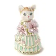 PIEARTH Crystal Jewelry Box Lulu Candy the Kitten SAKURA EX616-1 with Gift Box