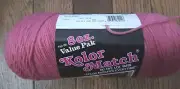 KOLOR MATCH Yarn 8OZ Rose 100% ACRYLIC #402 Softer And Brighter Made In USA