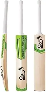 TOSKA Full Size Tennis Ball Kookaburra Cricket Bat for Rubber/Plastic/Cosco Ball (Men|Women) (Green.W)