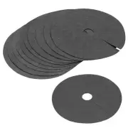 Tree Mulch Ring 42cm Nonwoven Tree Protector Mat Plant Cover Black 15 Pack