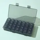 Storage Container Bpa Free Pill Dispenser Food Grade 28-compartment Box