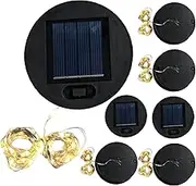 Replacement Solar Panel for String Lights,7-Piece LED Light Replacement Solar Lantern String Lights - Versatile Solar Replacement Lights Solar Lantern Accessories for Gardens Yards