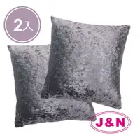 在飛比找樂天市場購物網優惠-【J&N】晶亮閃絨流蘇抱枕50x50 --2入/1組