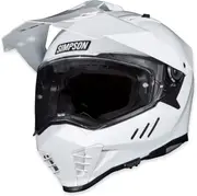 Simpson Xcursion Bandit Solid, adventure helmet , color: White , size: L