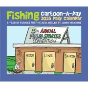 2025 Fishing Cartoon-A-Day by Jonny Hawkins Page-A-Day Calendar