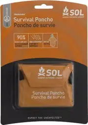 SOL Survive Outdoors Longer Survival Poncho