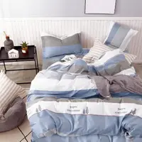 在飛比找momo購物網優惠-【Pure One】台灣製 精梳純棉 - 雙人床包枕套三件組