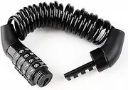 Bike Lock Bicycle Lock YUTOU 150 cm Heavy Duty Bike Locks High Security Bike Chain Lock Cycling Cable Locks with 4-Digits Codes Combination Cable Lock for Bike Moto Helmet Door Gate Fence