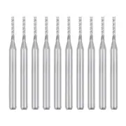 10X 1.4mm Carbide End Mill Engraving Milling Cutter CNC Router Bits,1/8" Shank