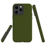 For iPhone 14 Pro Case Tough Protective Cover, Army Green