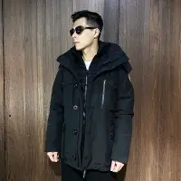 在飛比找樂天市場購物網優惠-美國百分百【全新真品】Canada Goose 兩件式 防風