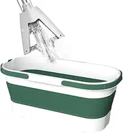 Washing Basket - Tub with Handle | Rectangular Handy Basket | Bucket with Handle | Folding Bucket | Fishing | Mop | Cuboid Dish Tub