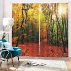 Simple Tree Root Leaf 3D Curtain Blockout Photo Printing Curtains Drape Fabric