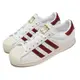 Adidas 休閒鞋 Superstar 男鞋 女鞋 白 酒紅 奶油底 金標 皮革 貝殼頭 愛迪達 GZ1603 [ACS 跨運動]