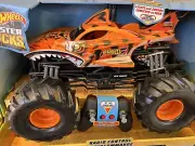 New Bright 1:10 RC Monster Truck Remote Control 4x4 Hot Wheels Tiger Shark