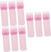 FOMIYES 9 Pcs Medicine Bottle Hair Oiling Bottle Hair Dyeing Applicator Bottles Color Shampoo Applicator Scrubber Shampoo Color Hair Dye Hair Dye Bottle Applicator Hair Applicator Bottle