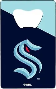 FANMATS 33020 Seattle Kraken Credit Card Style Bottle Opener - 2” x 3.25