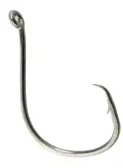 Addya A608BN4/0-25 Offset Wide Bite Octopus Circle Hook Black Nickel Sz 4/0 25CT