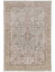 [LOOPSIE] Hani Medallion Washable Rug in Two Tone