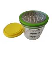 RSVP International Multi-Function Zester/Grater, 6 oz, Yellow
