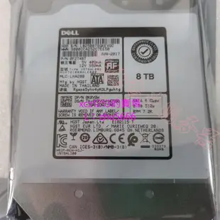 [現貨]🔥Dell/戴爾 KRV2W 8TB SATA 7.2K 6G硬盤 HUH721008ALE600 0KR