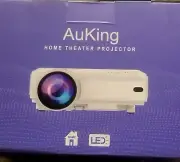 AuKing Projector, 2024 Upgraded Projector, Full HD 1080P Home Theater Video
