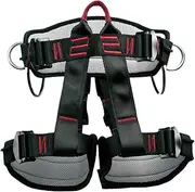 Tree Climbing Harness - Safety Harness | Half Body Harnesses | Adjustable Thickness Safety Belt | Mountaineering Rock Climbing Belts For Outdoor Activities, Rocks, Tree, Fire Rescue, Rappelling