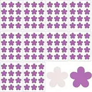 UV Stickers for Sunscreen, 120PCS Flower Shape UV Detection Stickers, Waterproof Reusable Sunscreen Patch Reapply Reminder