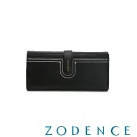 在飛比找momo購物網優惠-【ZODENCE 佐登司】LIS進口牛皮經典長夾(黑)