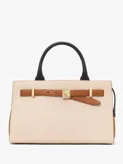 Deco Colorblocked Medium Satchel