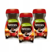 Pack of 3 x Nescafe Classic Instant Coffee Jar 3 x 200g / 21.2oz