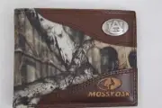 ZEP PRO Auburn Tigers MOSSY OAK Camo Bifold Wallet TIN GIFT BOX war eagle