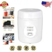 Compact Mini Rice Cooker 0.5 to 1.5 Cups - Ideal for Solo Living