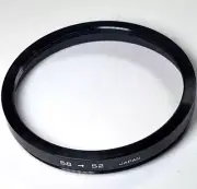 58-52mm Step-Down Lens Filter Converting Adapter Ring 58mm-52mm Metal 58-52 New