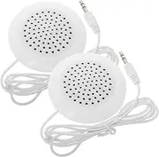 OSALADI 2pcs Portable Mini Speaker for Bed Under Pillow Sleep Speaker 3.5mm Jack for Travel Music