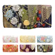 [leo aoi] Nishijin Textile Key Case, Women s, Men s, 4 Rows, Smart Key, Trifold,