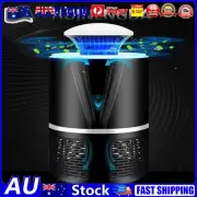 Mute Mosquito Killer Lamp USB Bug Insect Trap Radiationless Light (Black) AU