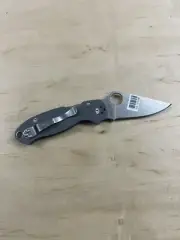 Spyderco Para 3 C223GPDGY - Gray G10 - Stonewashed Maxamet *Factory Second*