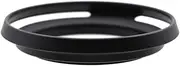 LingoFoto 55mm Hollow Lens Hood 55mm Screw in Curved Vented Lens Hood 55mm Metal Lens Hood for 55mm Lens Hood Wide(Black)