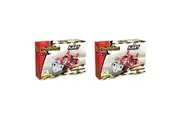 2x 69pc Construct IT Constructables Go Kart Toy Set w Tools Build Kids 6y+ Red