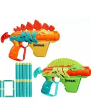 Nerf DinoSquad Stego-Duo w/ 2 Blasters &10 Nerf Elite 2.0 Darts